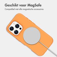 imoshion Color Backcover met Thin MagSafe Ring Apple iPhone 16 Pro - Oranje