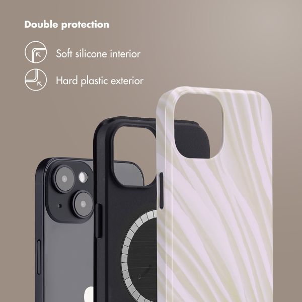 Selencia Vivid Back Cover with MagSafe Apple iPhone 14 - Nature Light Brown