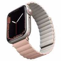 Uniq Revix dubbelzijdig bandje Apple Watch Series 1 t/m 9 / SE (38/40/41 mm) | Series 10 / 11 (42 mm) - Blush Pink / Beige