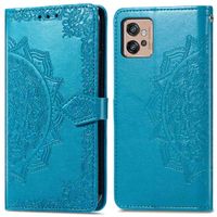 imoshion Mandala Bookcase Motorola Moto G32 - Turquoise