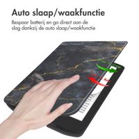 imoshion Design Slim Soft Case Sleepcover Pocketbook Verse / Verse Pro / Verse Pro Color / Vivlio Light / Light HD - Black Marble