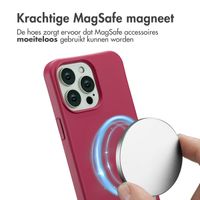 imoshion Color Backcover met afneembaar koord MagSafe Apple iPhone 15 Pro Max - Raspberry