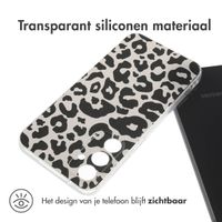 imoshion Design hoesje Samsung Galaxy S23 FE - Leopard Transparent