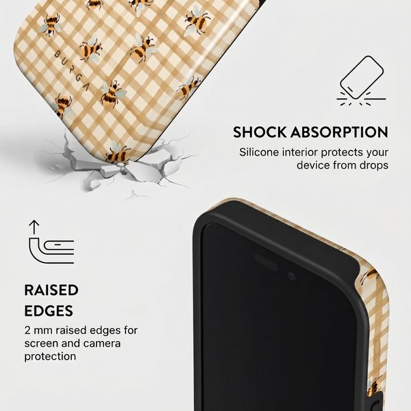 Burga Tough Back Cover with MagSafe Apple iPhone 17 - Honeycomb