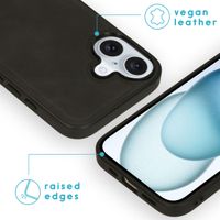 imoshion Uitneembare 2-in-1 Luxe Bookcase Apple iPhone 16 - Zwart