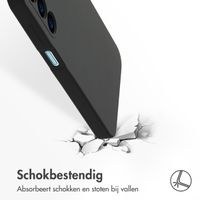 Accezz Liquid Silicone Backcover Samsung Galaxy A16 - Zwart