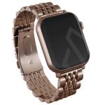 Burga Stalen bandje Apple Watch Series 1 t/m 9 / SE (38/40/41 mm) | Series 10 (42 mm) - Chic Royal - Rosé Goud