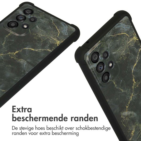 imoshion Design hoesje met koord Samsung Galaxy A53 - Black Marble