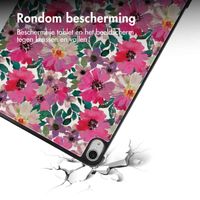 imoshion Design Trifold Bookcase Apple iPad Air 13 inch (2025) M3 / (2024) M2 - Floral Water Color