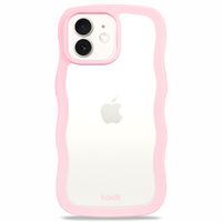 Holdit Wavy Case Apple iPhone 12/12 Pro - Pink / Transparent