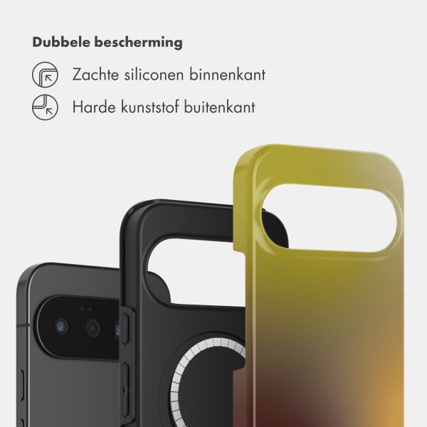 Selencia Vivid Backcover met MagSafe Google Pixel 11 Pro - Gradient Olive Dust