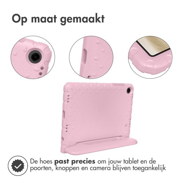 imoshion Kidsproof Backcover met handvat voor de Samsung Galaxy Tab A9 Plus - Lichtroze