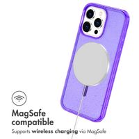 imoshion Sparkle Backcover met MagSafe Apple iPhone 15 Pro - Glitter Paars