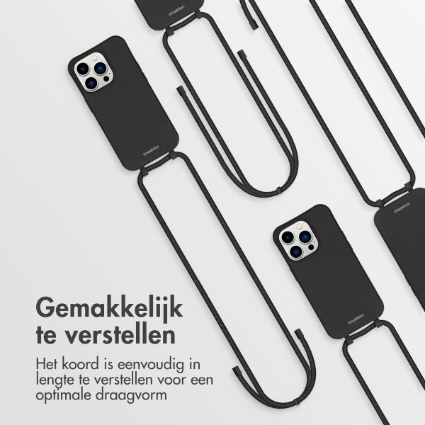 imoshion Color Backcover met afneembaar koord Apple iPhone 14 Pro - Zwart