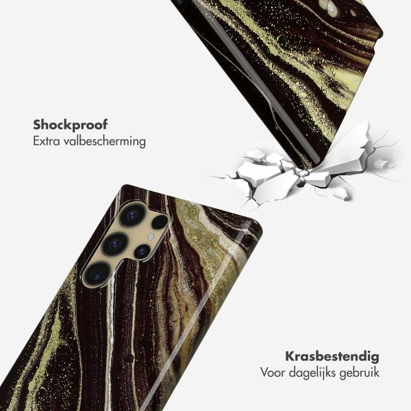 Selencia Vivid Backcover Samsung Galaxy S24 Ultra - Chic Marble