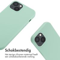 imoshion Siliconen hoesje met koord iPhone 13 - Mintgroen