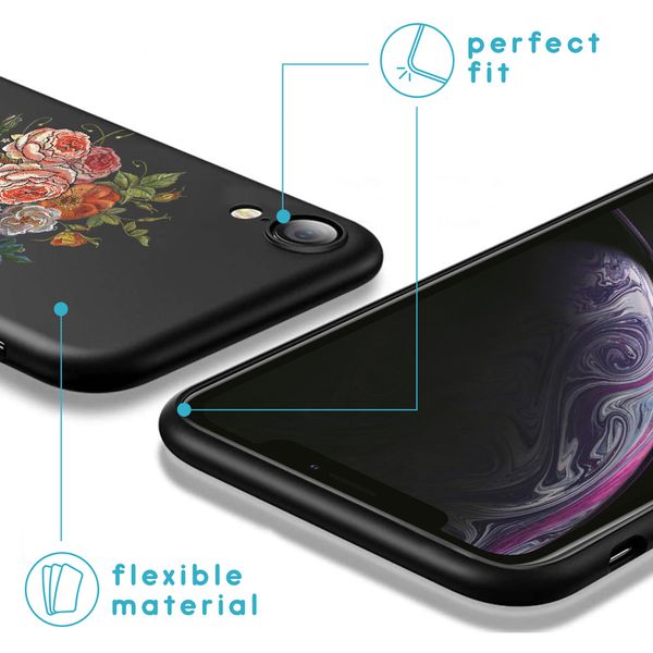 imoshion Design hoesje iPhone Xr - Doodshoofd - Multicolor