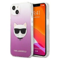 Karl Lagerfeld Hardcase Backcover Choupette iPhone 13 - Roze