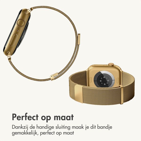 imoshion Milanees magnetisch bandje Apple Watch | 38/40/41/42 mm - Goud