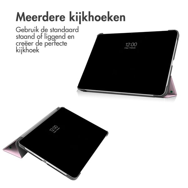 imoshion Design Trifold Bookcase Apple iPad Air 11 inch (2026) M4 / (2025) M3 / (2024) M2 / Air 5 (2022) / Air 4 (2020) - Happy Dots