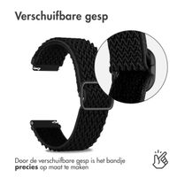 imoshion Elastisch nylon bandje Samsung Galaxy Watch 7 40/44 mm - Zwart