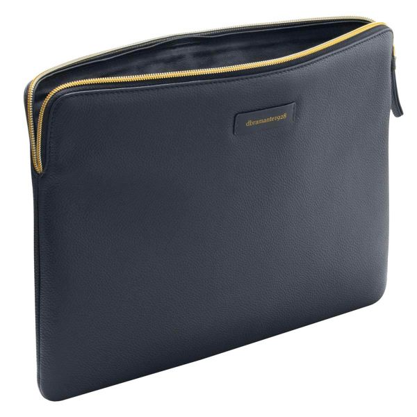 dbramante1928 Paris Sleeve - Laptop hoes 13 inch - Echt leer - MacBook Pro 13 inch / Air 13 inch - Pacific Blue