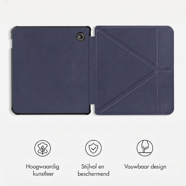 imoshion Vouwbare Bookcase Kobo Libra Colour - Donkerblauw