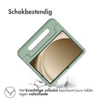 imoshion Kidsproof Backcover met handvat Samsung Galaxy Tab A9 Plus - Olijfgroen