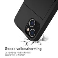 imoshion Backcover met pasjeshouder iPhone 13 Mini - Zwart