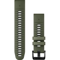 Garmin QuickFit® Siliconen bandje  - Garmin 22 mm aansluiting - Moss / Graphite