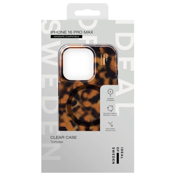 iDeal of Sweden Clear Case MagSafe Apple iPhone 16 Pro Max - Tortoise