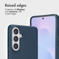 Accezz 2-in-1 Leather Bookcase with MagSafe Samsung Galaxy S26 Plus - Nightfall Blue