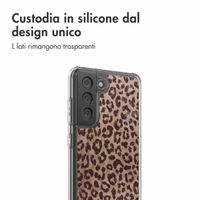 imoshion Design hoesje Samsung Galaxy S21 FE - Leopard Mood