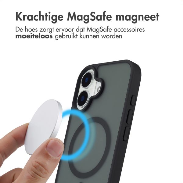 imoshion Color Guard Backcover met MagSafe iPhone 16 - Zwart