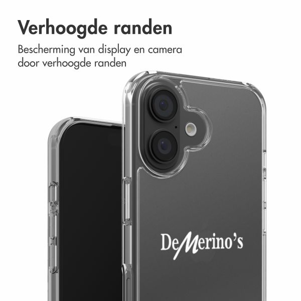Clear Backcover Apple iPhone 16 - De Merino's