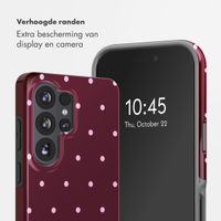 Selencia Vivid Backcover Samsung Galaxy S26 Ultra - Happy Dots Burgundy