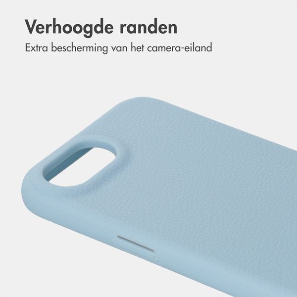 imoshion Texture Backcover Apple iPhone 17e / 16e - Lichtblauw