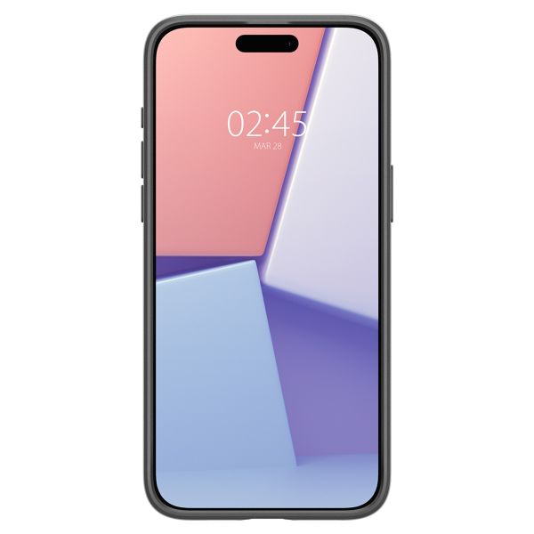 Spigen Thin Fit Backcover iPhone 15 Pro Max - Zwart