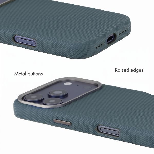 Accezz Mesh Back Cover with MagSafe Apple iPhone 17 Pro - Dark Blue