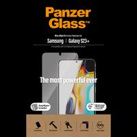 PanzerGlass Ultra-Wide Fit Anti-Bacterial Screenprotector incl. applicator Samsung Galaxy S23 Plus