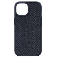 Njorð Collections Salmon Leather MagSafe Case iPhone 15 - Black