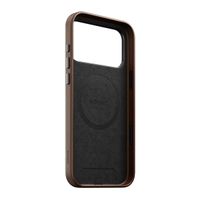 Nomad Traditional Leather Backcover met MagSafe Apple iPhone 17 Pro Max - Bruin