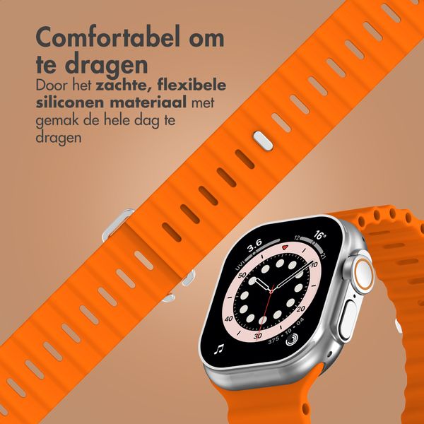 Accezz Ocean bandje Apple Watch Series 1 - 11 / SE / Ultra (44/45/46/49 mm) - Oranje