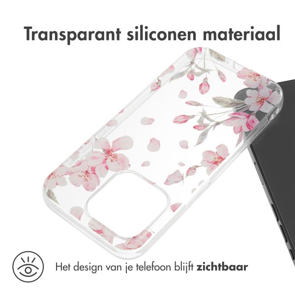 imoshion Design hoesje Apple iPhone 15 Pro - Blossom Watercolor