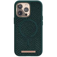 Njorð Collections Salmon Leather MagSafe Case iPhone 13 Pro - Dark Green