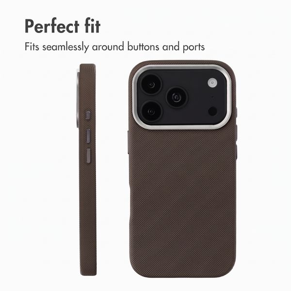 Accezz Mesh Back Cover with MagSafe Apple iPhone 17 Pro Max - Brown
