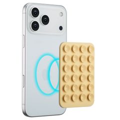 Selencia MagSafe zuignap telefoonhouder - Butter Yellow