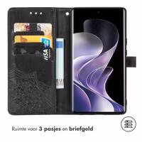 imoshion Mandala Bookcase Xiaomi Redmi Note 14 Pro (4G) - Zwart
