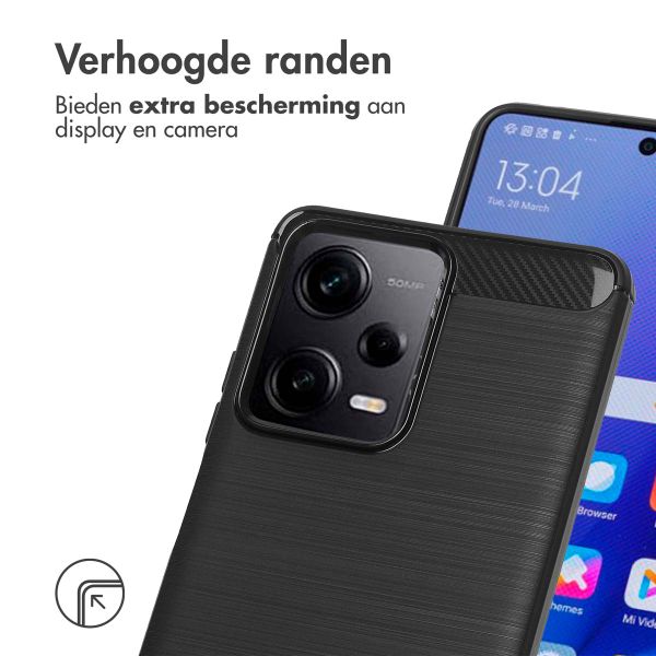 imoshion Brushed Backcover Xiaomi Redmi Note 12 Pro / Xiaomi Poco X5 Pro 5G - Zwart