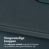 Accezz MagSafe Leather Backcover Samsung Galaxy A36 / A56 - Cedar Green